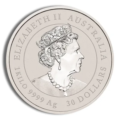 2022 Kilo Australia Silver Lunar Tiger BU - Series III — reverse view