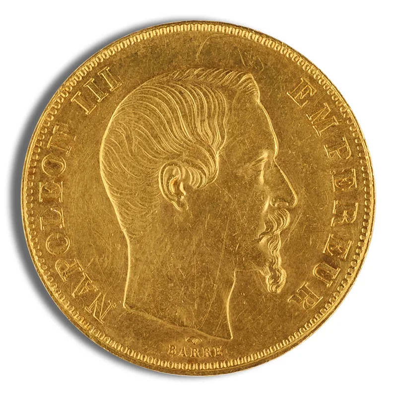France Gold 50 Francs - Napoleon III (1855-1868) — Gold bullion from Standard Bullion