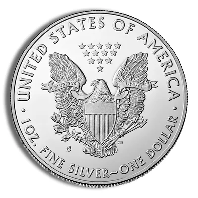2017-S Proof Silver Eagle (Capsule Only) — reverse view