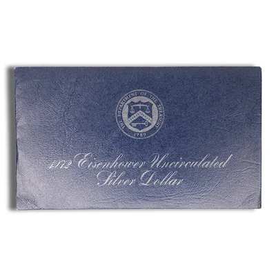 40% Silver Ike Dollar (Original Plastic) — packaging view