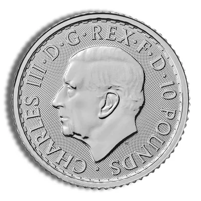 Platinum Britannia - 1/10 oz (Year Varies) — reverse view