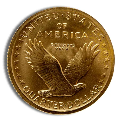 2016-W 1/4 oz Gold Standing Liberty Centennial Coin w/OGP — packaging view