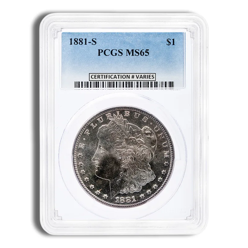 Pre-1921 Morgan Dollar - PCGS MS65 — Silver bullion from Standard Bullion