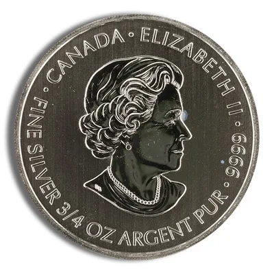 2013 3/4 oz Canada Silver Devil's Brigade — reverse view