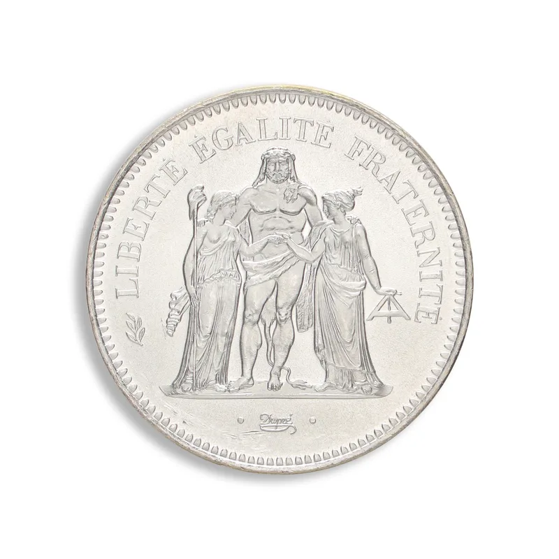 France Silver 50 Francs Hercules - 1974-1980 — Silver bullion from Standard Bullion