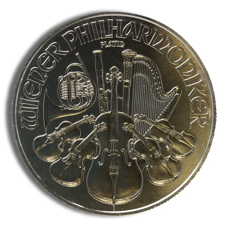 Platinum Philharmonic - 1 oz  (Year Varies) — Platinum bullion from Standard Bullion