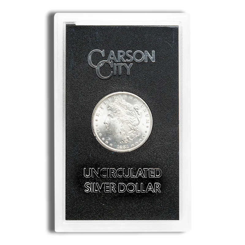 1881-CC GSA Morgan Dollar w/Box & COA — Silver bullion from Standard Bullion