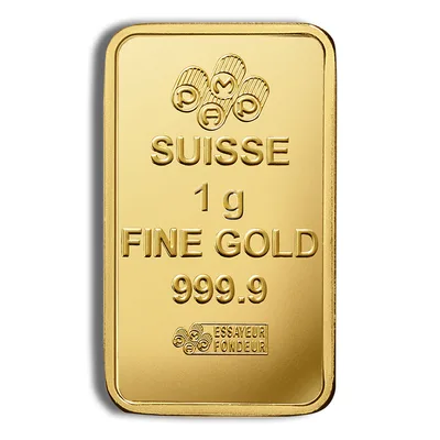 25 x 1 g Gold Bar - PAMP Multigram Gold Bar (Carded) — detail view