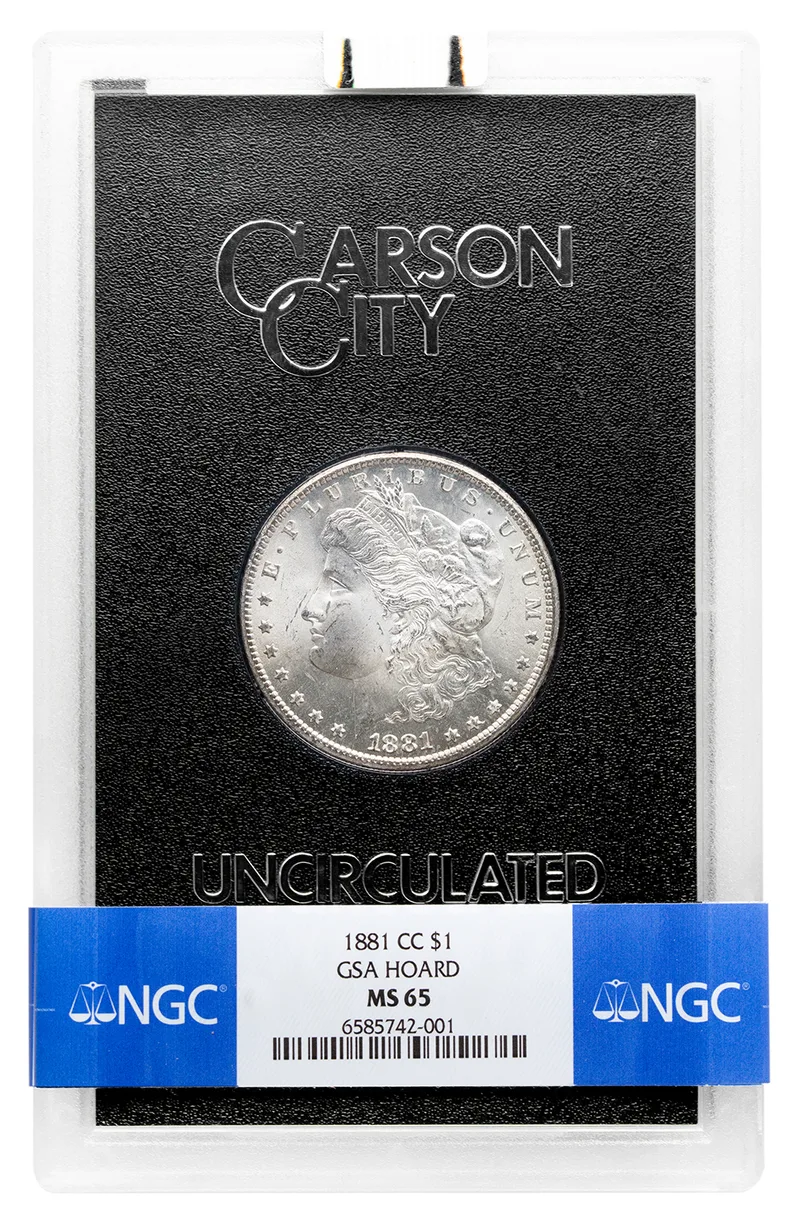 1881-CC GSA Morgan Dollar - NGC MS65 — Silver bullion from Standard Bullion