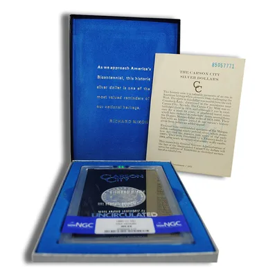 1885-CC GSA Morgan Dollar - NGC MS64 — packaging view