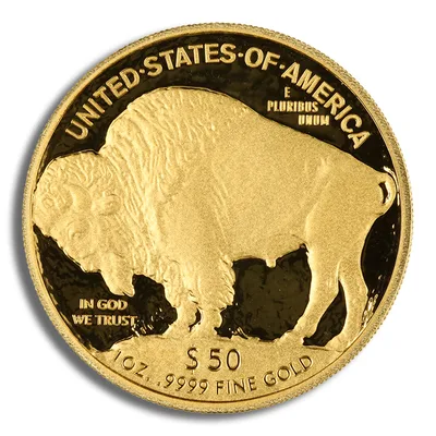 2008-W 1 oz Proof Gold Buffalo (w/Box & COA) — packaging view