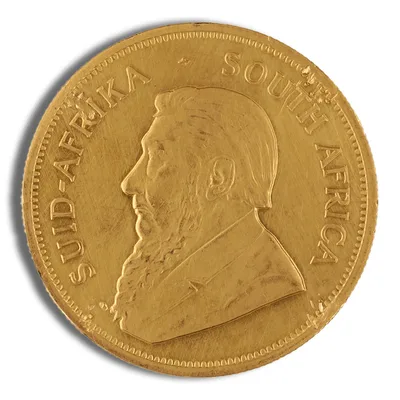 Impaired Gold Krugerrand — reverse view