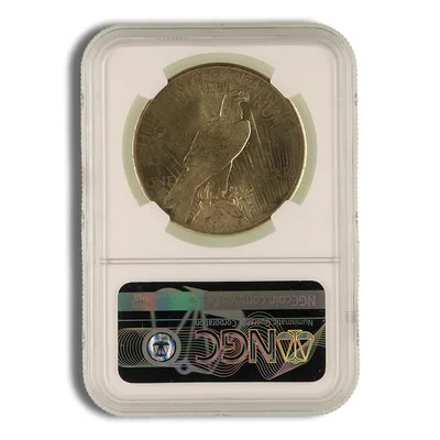 Peace Dollar - NGC MS66 — reverse view