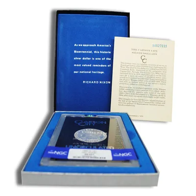 1884-CC GSA Morgan Dollar - NGC MS63+ — packaging view