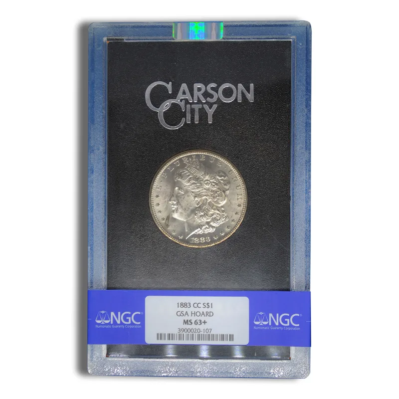 1883-CC GSA Morgan Dollar - NGC MS63+ — Silver bullion from Standard Bullion