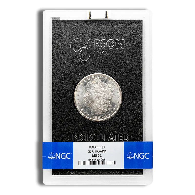 1883-CC GSA Morgan Dollar - NGC MS62 — Silver bullion from Standard Bullion