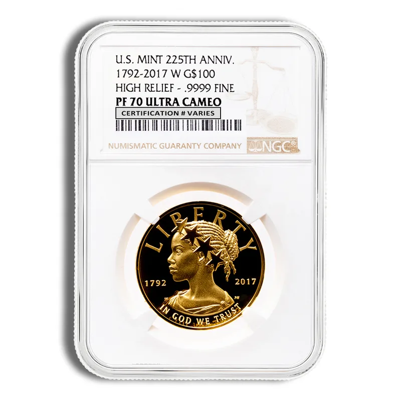2017-W American Liberty High Relief Gold Coin NGC PF70 — Gold bullion from Standard Bullion