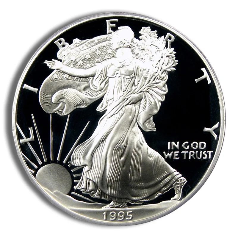 1995-W Proof Silver Eagle - Key Date — Silver bullion from Standard Bullion