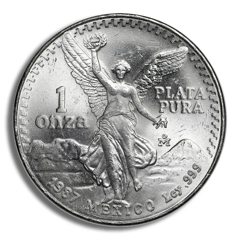 1987 1 oz Silver Mexican Libertad - BU — Silver bullion from Standard Bullion