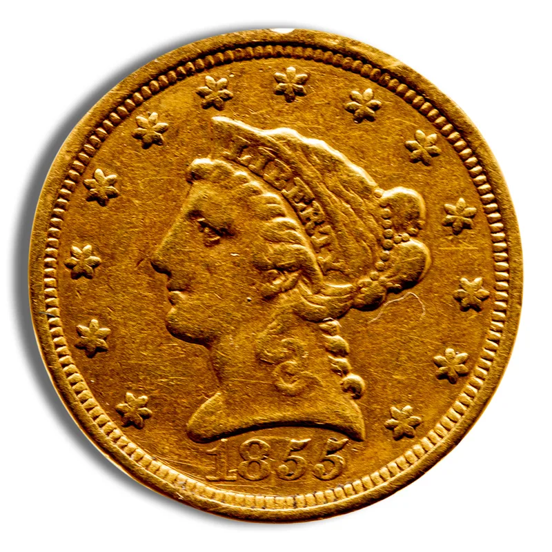 $2.5 Gold Liberty Quarter Eagle - Cleaned/Low Grade — Gold bullion from Standard Bullion