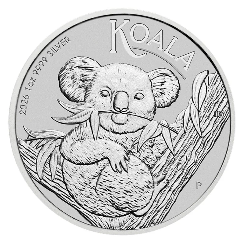 2026 1 oz Australian Koala Silver Coin — Silver bullion from Standard Bullion