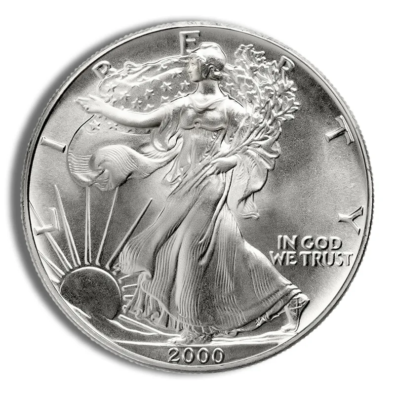 2000 Silver American Eagle - BU — Silver bullion from Standard Bullion
