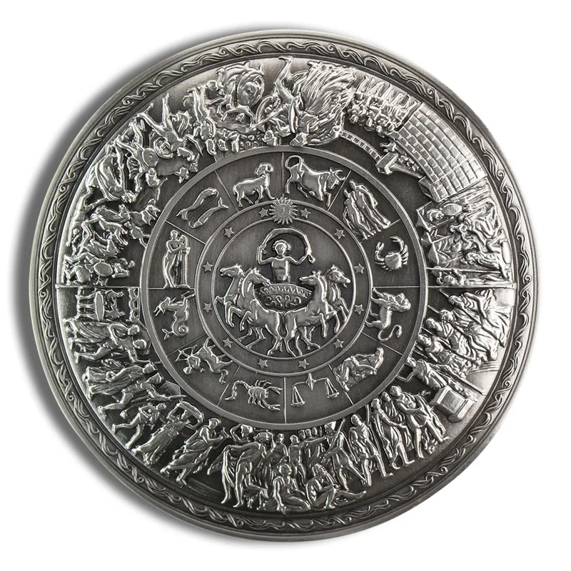 Kilo Silver South Korea Shield of Achilles Stacker — Silver bullion from Standard Bullion