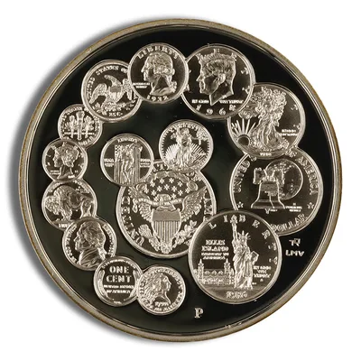 1993-P Proof Bicentennial Silver Medal — reverse view