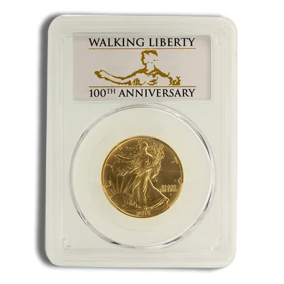 2016-W 1/2 oz Gold Walking Liberty Centennial Coin (Cap/Incomplete/Slab) — packaging view