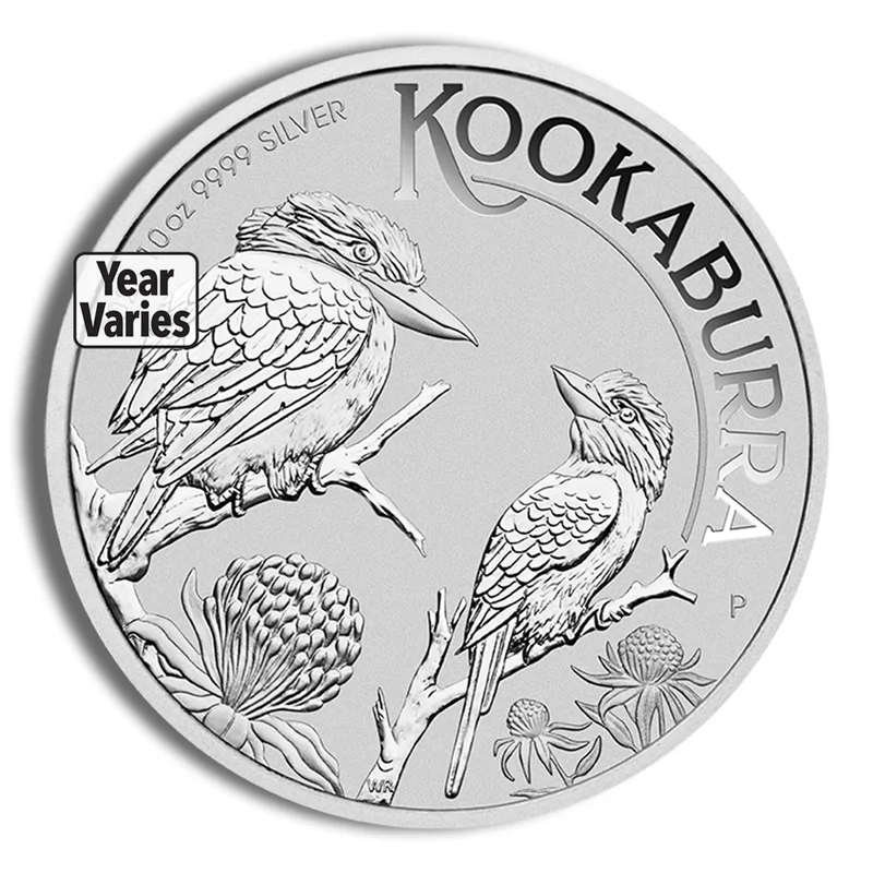 Australian Silver Kookaburra - Kilo - BU (Year Varies) — Silver bullion from Standard Bullion