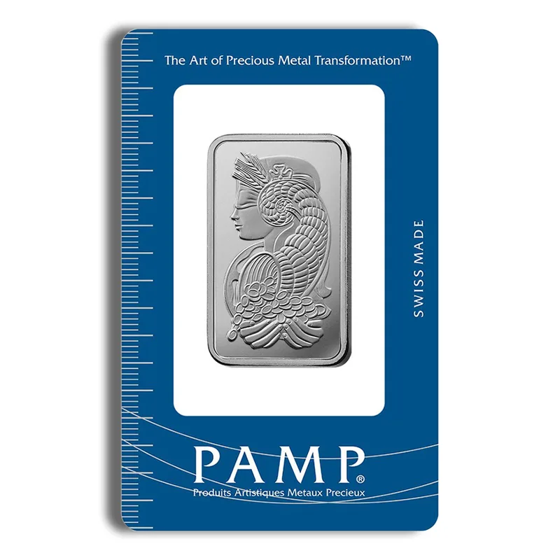 1 oz Palladium Bar - PAMP Fortuna (Carded) — Palladium bullion from Standard Bullion