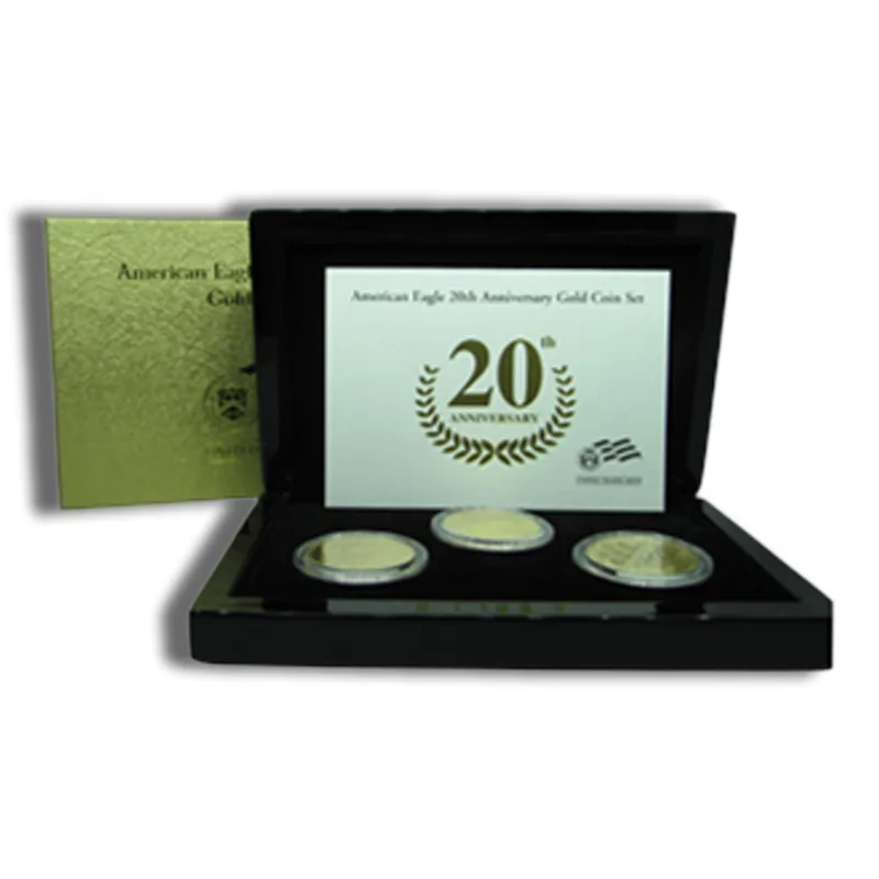 2006 20th Anniversary Gold Eagle Three Coin Set — Gold bullion from Standard Bullion