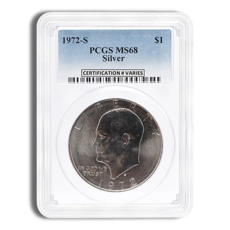 1972-S Ike Dollar - PCGS MS68 — Silver bullion from Standard Bullion