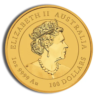 2021 1 oz Australia Gold Lunar Ox BU - Series III — reverse view
