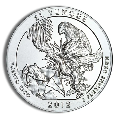 2012-P 5 oz ATB El Yunque Silver Coin NGC SP70 — packaging view