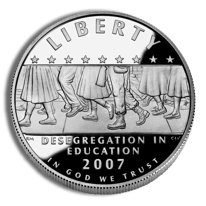 2007-P <body> Little Rock, Deseg Silver Commem - Proof — Silver bullion from Standard Bullion
