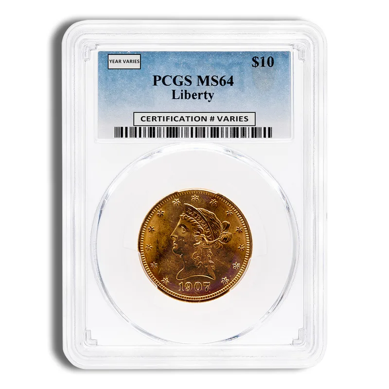 <body>0 Gold Liberty Eagle - PCGS MS64 — Gold bullion from Standard Bullion
