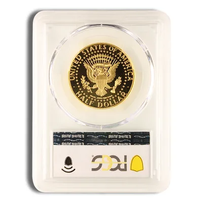 2014-W 3/4 oz JFK Half Dollar Gold Coin PCGS PR70 (Label Varies) — reverse view