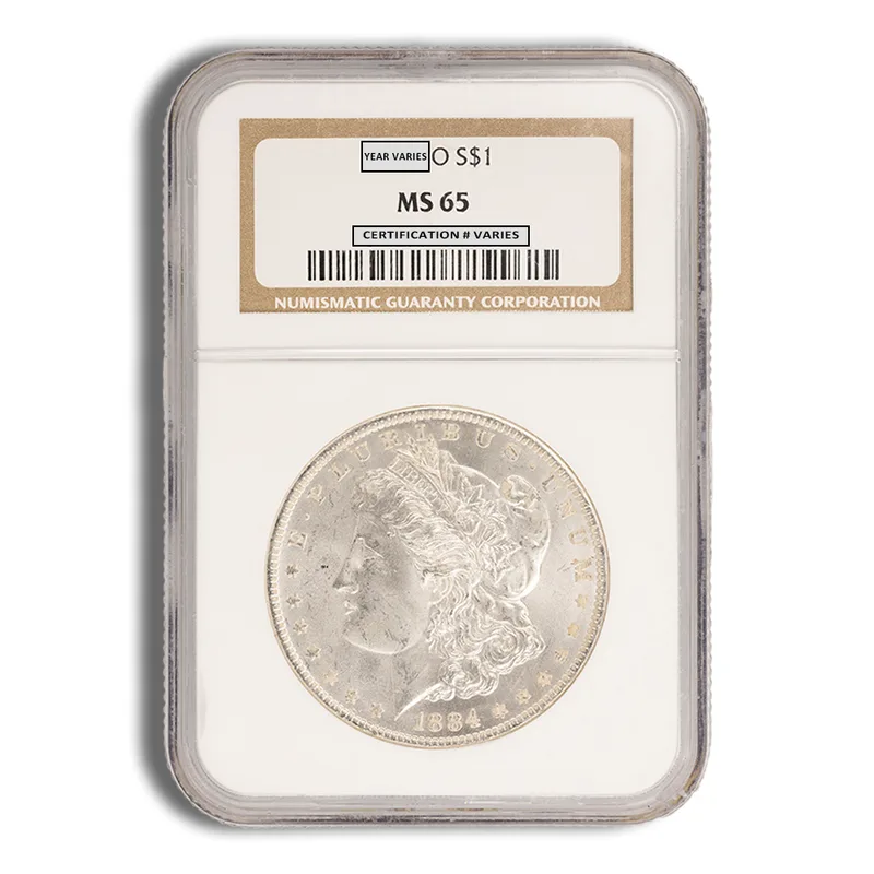 Pre-1921 Morgan Dollar - NGC MS65 — Silver bullion from Standard Bullion