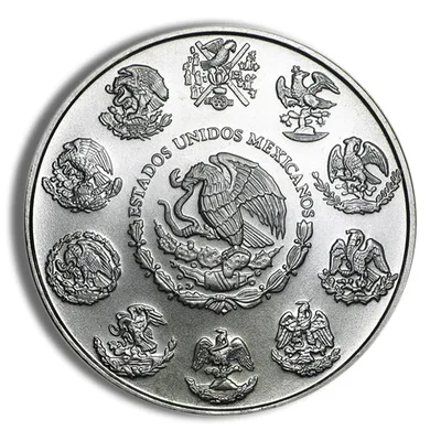 2006 1 oz Silver Mexican Libertad - BU — reverse view
