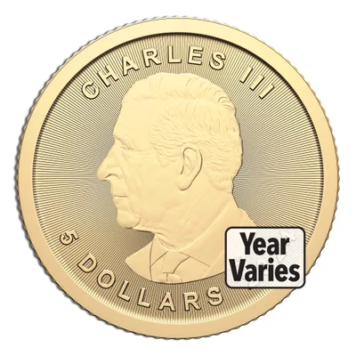 1/10 oz Gold Maple Leaf (Year Varies - Sealed) — packaging view