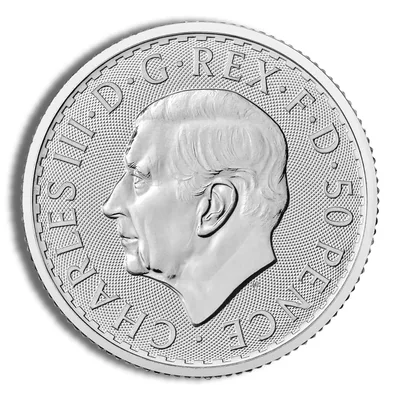 1/4 oz Great Britain Silver Britannia (Year Varies) — reverse view