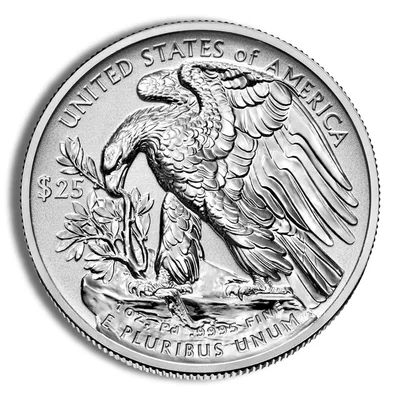 2019-W 1 oz Reverse Proof Palladium Eagle (w/Box & COA) — reverse view
