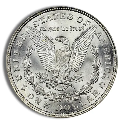 1921 Morgan Silver Dollar - F+ — reverse view