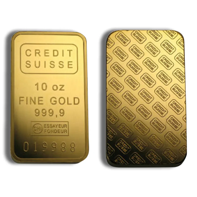 10 oz Gold Bar - Credit Suisse — Gold bullion from Standard Bullion