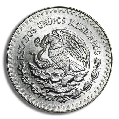 1985 1 oz Silver Mexican Libertad - BU — reverse view