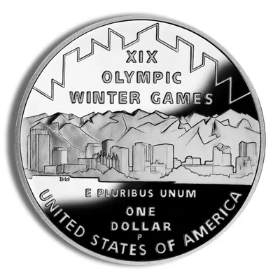 2002-P <body> SLC Winter Olympics Silver Commem - Proof — reverse view