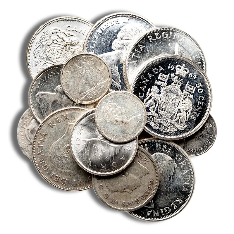 80% Silver Canadian Coins — Silver bullion from Standard Bullion