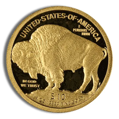 2008-W 1/4 oz Proof Gold Buffalo (w/Box & COA) — packaging view