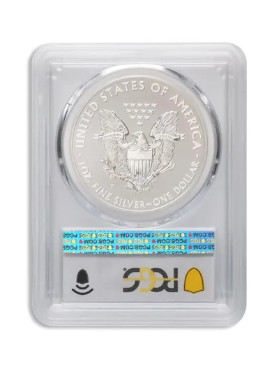 2011-P Reverse Proof Silver Eagle PCGS PR70 — reverse view